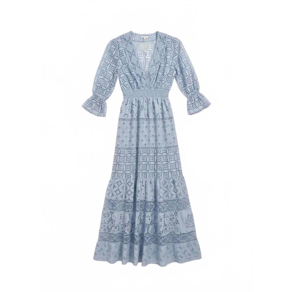 NEW TEMPTATION POSITANO women's wasabi dress in cloud